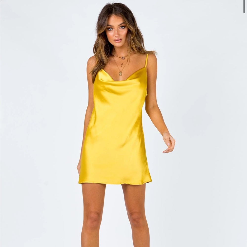 Princess Polly Zarina Mini Dress Gold